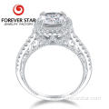 genuine Nano Diamond woman Engagement Ring